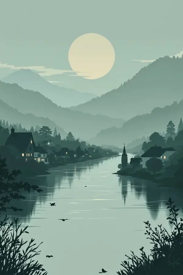 河畔人家 高清封面海报
